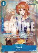 Nami OP09-050 V2 - Character Blu Alternate Art - Near Mint - Emperors in the New World - Carta One Piece Card Game