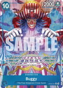 Buggy OP09-051 V2 - Character Blu Alternate Art - Near Mint - Emperors in the New World - Carta One Piece Card Game
