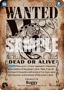 Buggy OP09-051 V3 - Character Blu Special Rare - Near Mint - Emperors in the New World - Carta One Piece Card Game