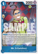 Mr.3(Galdino) OP09-056 - Character Blu Rare - Near Mint - Emperors in the New World - Carta One Piece Card Game