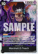 Marshall.D.Teach OP09-093 V1 - Character Nero Super Rare - Near Mint - Emperors in the New World - Carta One Piece Card Game