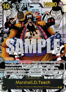 Marshall.D.Teach OP09-093 V4 - Character Nero Manga Rare - Near Mint - Emperors in the New World - Carta One Piece Card Game