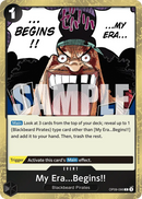 My Era...Begins!! OP09-096 - Event Nero Rare - Near Mint - Emperors in the New World - Carta One Piece Card Game