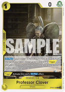 Professor Clover OP09-102 - Character Giallo Rare - Near Mint - Emperors in the New World - Carta One Piece Card Game