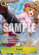 Koala OP09-103 V2 - Character Giallo Alternate Art - Near Mint - Emperors in the New World - Carta One Piece Card Game