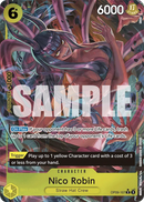 Nico Robin OP09-107 V2 - Character Giallo Alternate Art - Near Mint - Emperors in the New World - Carta One Piece Card Game