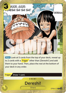 Dereshi! OP09-117 - Event Giallo Rare - Near Mint - Emperors in the New World - Carta One Piece Card Game