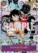 Monkey.D.Luffy OP09-119 V3 - Character Viola Manga Rare - Near Mint - Emperors in the New World - Carta One Piece Card Game