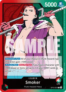 Smoker OP10-001 V1 - Leader Rosso/Verde - Near Mint - Royal Blood - Carta One Piece Card Game