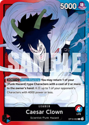 Caesar Clown OP10-002 V1 - Leader Rosso/Blu - Near Mint - Royal Blood - Carta One Piece Card Game