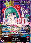 Sugar OP10-003 V2 - Leader Rosso/Viola Alternate Art - Near Mint - Royal Blood - Carta One Piece Card Game