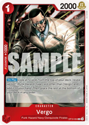 Vergo OP10-004 - Character Rosso Rare - Near Mint - Royal Blood - Carta One Piece Card Game