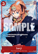 Sanji OP10-005 V2 - Character Rosso Alternate Art - Near Mint - Royal Blood - Carta One Piece Card Game