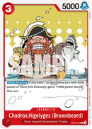 Chadros.Higelyges (Brownbeard) OP10-010 - Character Rosso Common - Near Mint - Royal Blood - Carta One Piece Card Game