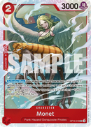 Monet OP10-016 V1 - Character Rosso Super Rare - Near Mint - Royal Blood - Carta One Piece Card Game