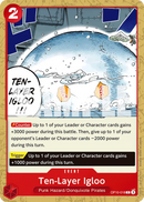 Ten-Layer Igloo OP10-018 - Event Rosso Common - Near Mint - Royal Blood - Carta One Piece Card Game