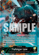 Trafalgar Law OP10-022 V2 - Leader Verde/Giallo Alternate Art - Near Mint - Royal Blood - Carta One Piece Card Game