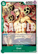 Enel OP10-025 - Character Verde Rare - Near Mint - Royal Blood - Carta One Piece Card Game