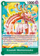 Kouzuki Momonosuke OP10-028 - Character Verde Uncommon - Near Mint - Royal Blood - Carta One Piece Card Game