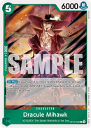 Dracule Mihawk OP10-029 - Character Verde Rare - Near Mint - Royal Blood - Carta One Piece Card Game