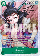 Smoker OP10-030 V1 - Character Verde Super Rare - Near Mint - Royal Blood - Carta One Piece Card Game