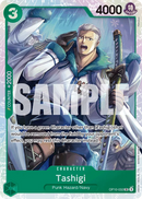 Tashigi OP10-032 V1 - Character Verde Super Rare - Near Mint - Royal Blood - Carta One Piece Card Game