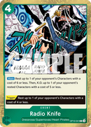 Radio Knife OP10-041 - Event Verde Rare - Near Mint - Royal Blood - Carta One Piece Card Game