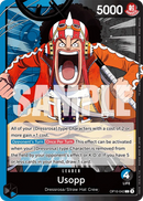 Usopp OP10-042 V1 - Leader Blu/Nero - Near Mint - Royal Blood - Carta One Piece Card Game