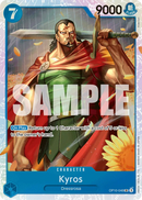 Kyros OP10-046 V1 - Character Blu Super Rare - Near Mint - Royal Blood - Carta One Piece Card Game