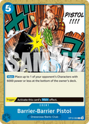Barrier-Barrier Pistol OP10-060 - Event Blu Common - Near Mint - Royal Blood - Carta One Piece Card Game