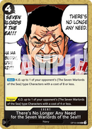 There's No Longer Any Need for the Seven Warlords of the Sea!!! OP10-096 - Event Nero Uncommon - Near Mint - Royal Blood - Carta One Piece Card Game