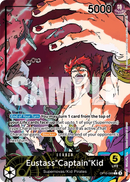 Eustass"Captain"Kid OP10-099 V2 - Leader Giallo Alternate Art - Near Mint - Royal Blood - Carta One Piece Card Game
