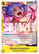 Emporio.Ivankov OP10-102 - Character Giallo Common - Near Mint - Royal Blood - Carta One Piece Card Game