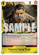 Capone"Gang"Bege OP10-103 - Character Giallo Rare - Near Mint - Royal Blood - Carta One Piece Card Game