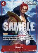 Shanks OP12-008 V2 - Character Rosso Alternate Art - Near Mint - Legacy of the Master - Carta One Piece Card Game