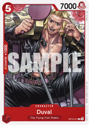 Duval OP12-011 - Character Rosso Common - Near Mint - Legacy of the Master - Carta One Piece Card Game