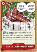 Color of Observation Haki OP12-017 - Event Rosso Uncommon - Near Mint - Legacy of the Master - Carta One Piece Card Game