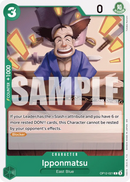 Ipponmatsu OP12-021 - Character Verde Common - Near Mint - Legacy of the Master - Carta One Piece Card Game