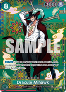 Dracule Mihawk OP12-030 - Character Verde Special Rare - Near Mint - The Azure Sea's Seven - Carta One Piece Card Game