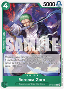 Roronoa Zoro OP12-036 - Character Verde Common - Near Mint - Legacy of the Master - Carta One Piece Card Game