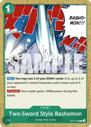 Two-Sword Style Rashomon OP12-038 - Event Verde Common - Near Mint - Legacy of the Master - Carta One Piece Card Game