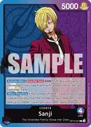 Sanji OP12-041 V1 - Leader Blu/Viola - Near Mint - Legacy of the Master - Carta One Piece Card Game