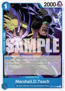 Marshall.D.Teach OP12-054 - Character Blu Common - Near Mint - Legacy of the Master - Carta One Piece Card Game