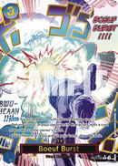 Boeuf Burst OP12-060 V2 - Event Blu Alternate Art - Near Mint - Legacy of the Master - Carta One Piece Card Game