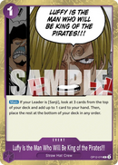 Luffy Is the Man Who Will Be King of the Pirates!!! OP12-079 - Event Viola Rare - Near Mint - Legacy of the Master - Carta One Piece Card Game