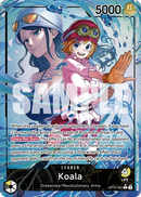 Koala OP12-081 V2 - Leader Giallo/Nero Alternate Art - Near Mint - Legacy of the Master - Carta One Piece Card Game