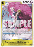 Donquixote Doflamingo OP12-107 - Character Giallo Rare - Near Mint - Legacy of the Master - Carta One Piece Card Game