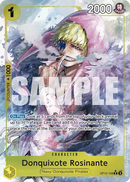 Donquixote Rosinante OP12-108 V2 - Character Giallo Alternate Art - Near Mint - Legacy of the Master - Carta One Piece Card Game