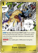 Slam Gibson OP12-117 - Event Giallo Rare - Near Mint - Legacy of the Master - Carta One Piece Card Game