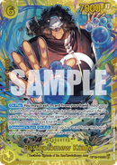 Bartholomew Kuma OP12-119 V1 - Character Giallo Secret Rare - Near Mint - Legacy of the Master - Carta One Piece Card Game
